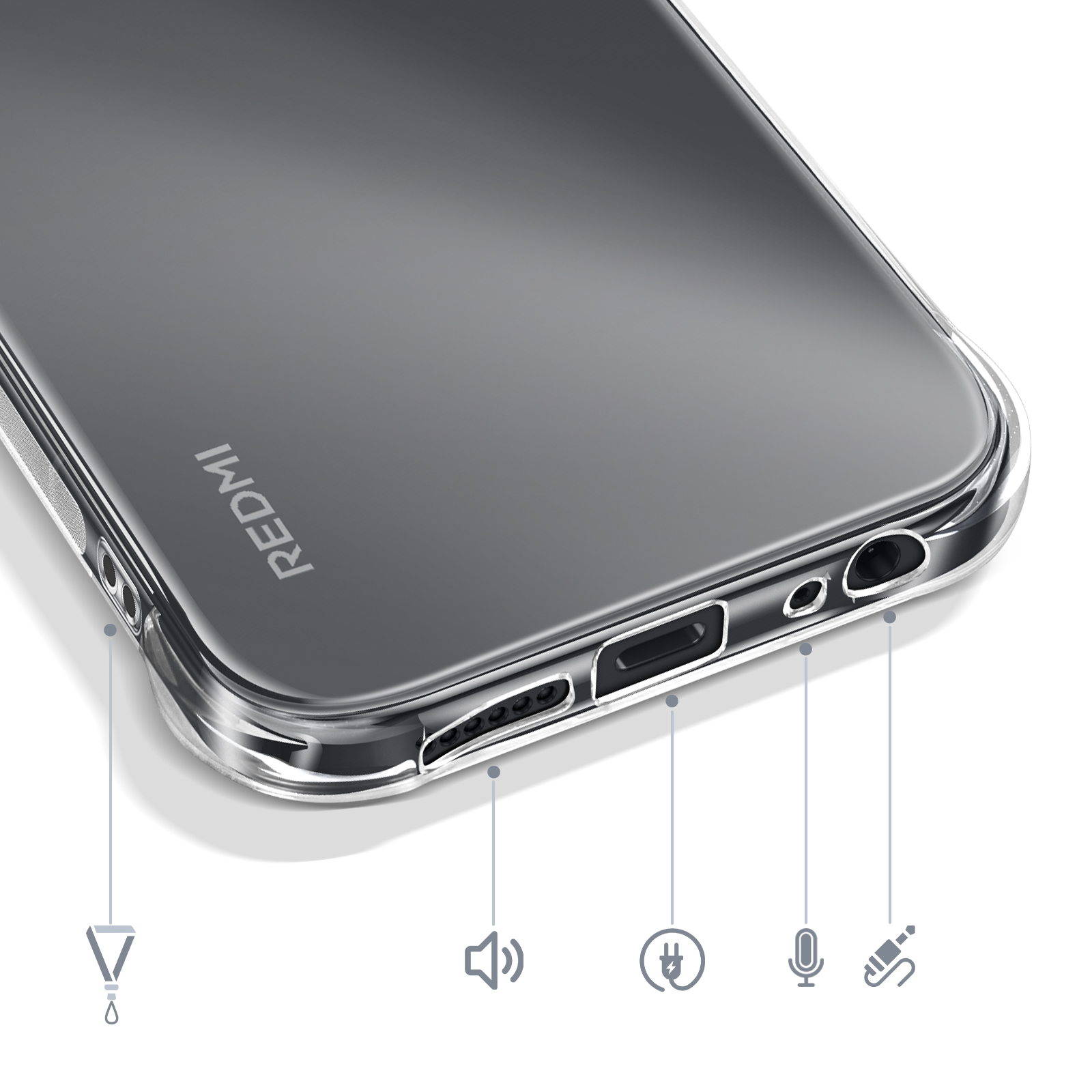 Coque Redmi A7 Pro Transparent
