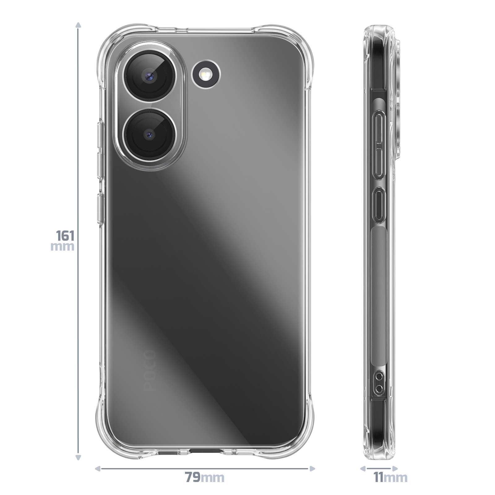 Coque Poco X8 Pro Transparent