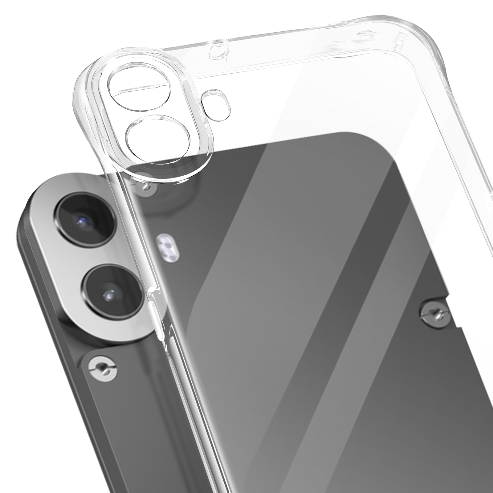 Coque Antichoc à Coins renforcés Transparent pour Nothing CMF Phone 1