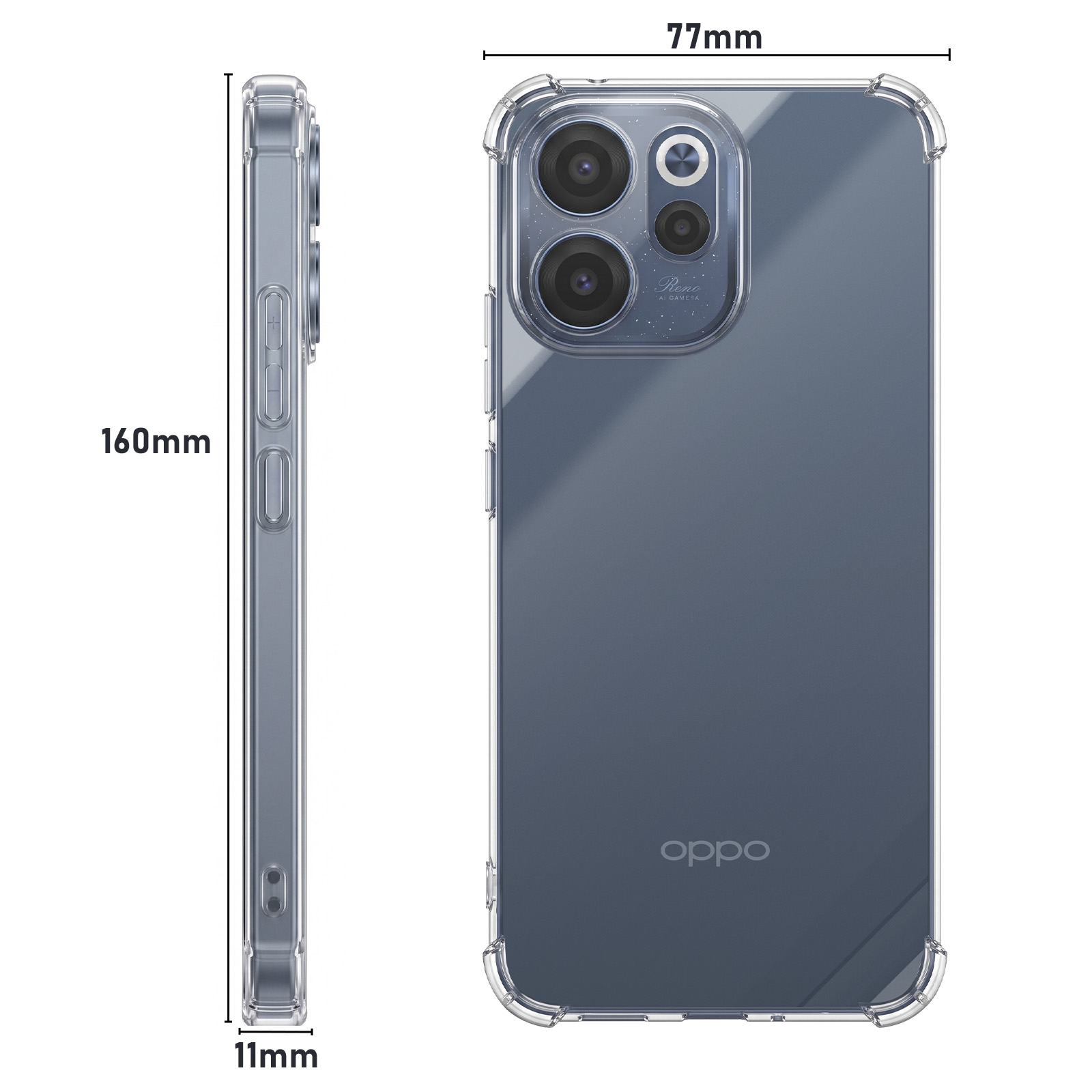 Coque Oppo Reno 15F Transparent