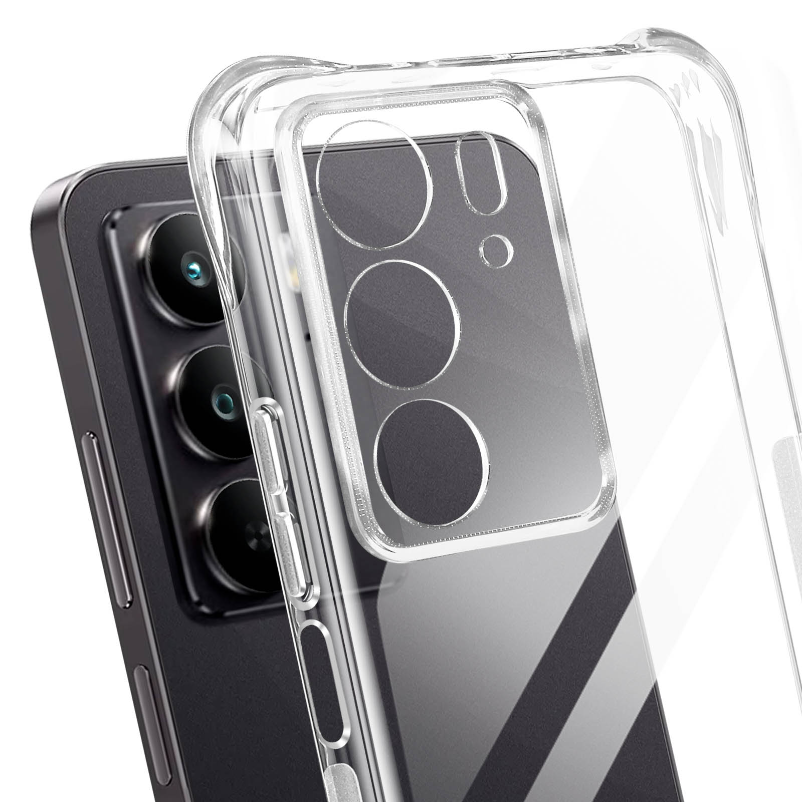 Coque Realme C75 et C71 Antichoc à Coins Renforcés Transparent