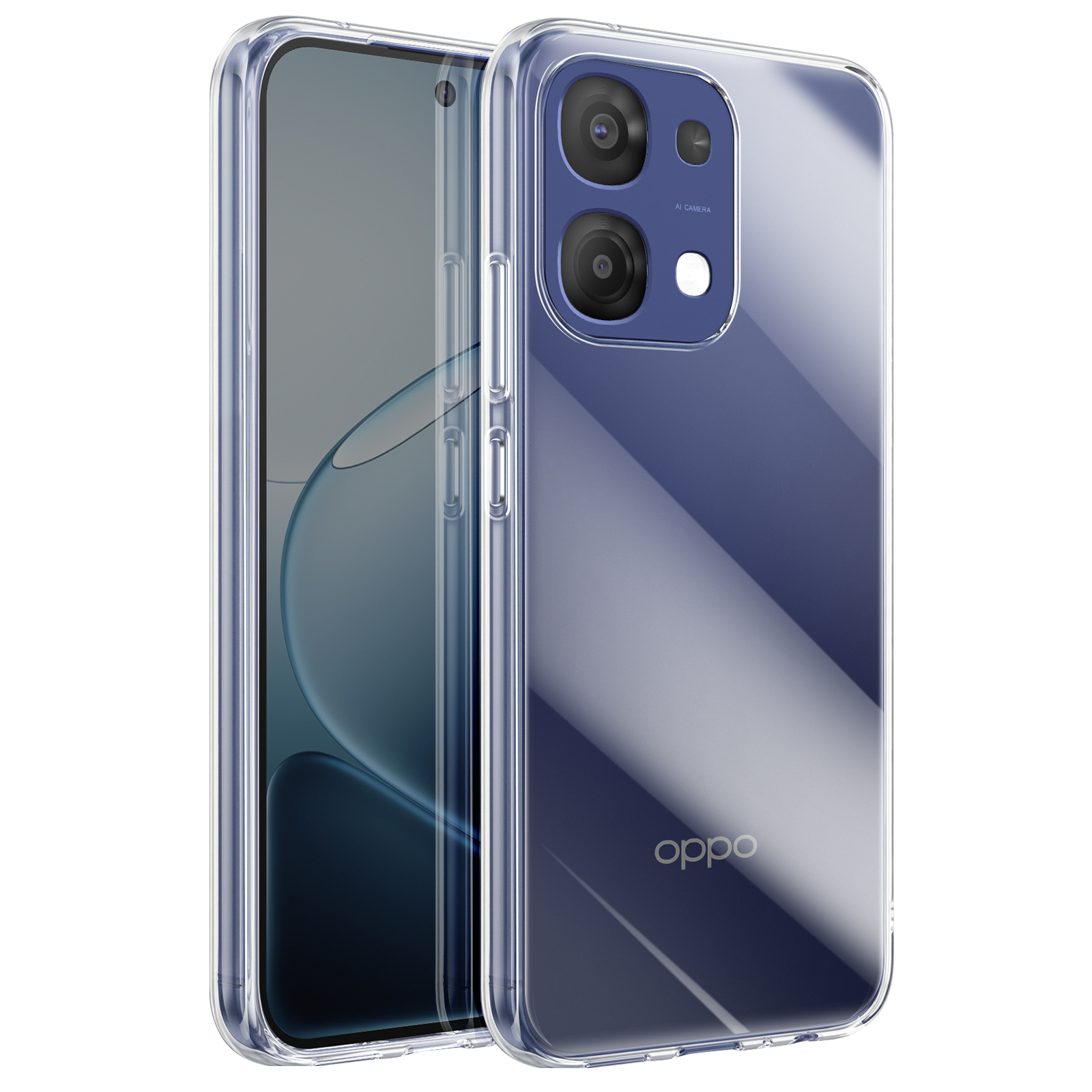 Coque Silicone Transparent Ultra-fine 0.5mm p. Oppo A6 Pro