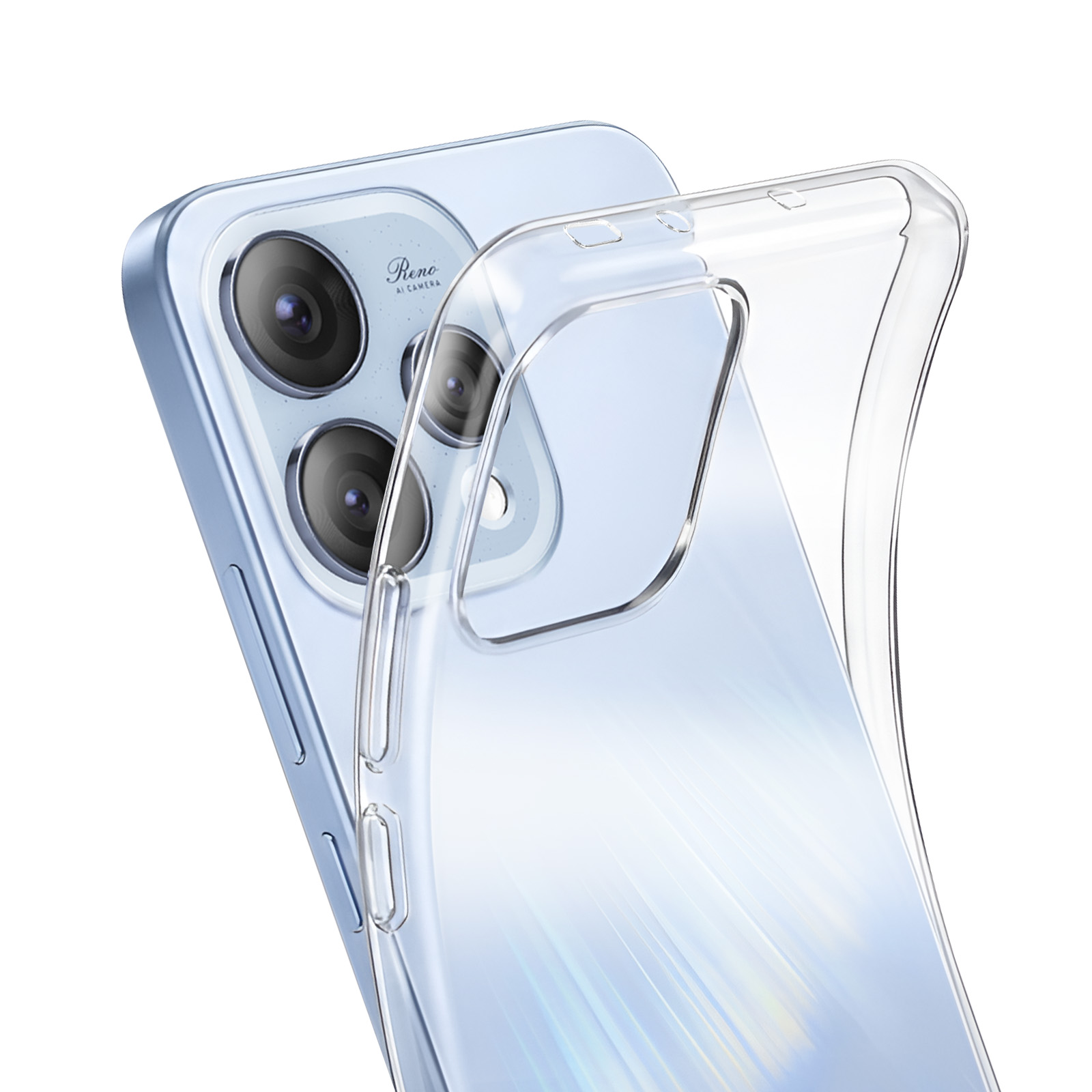 Coque Silicone Transparent Ultra-fine 0.5mm p. Oppo Reno 15