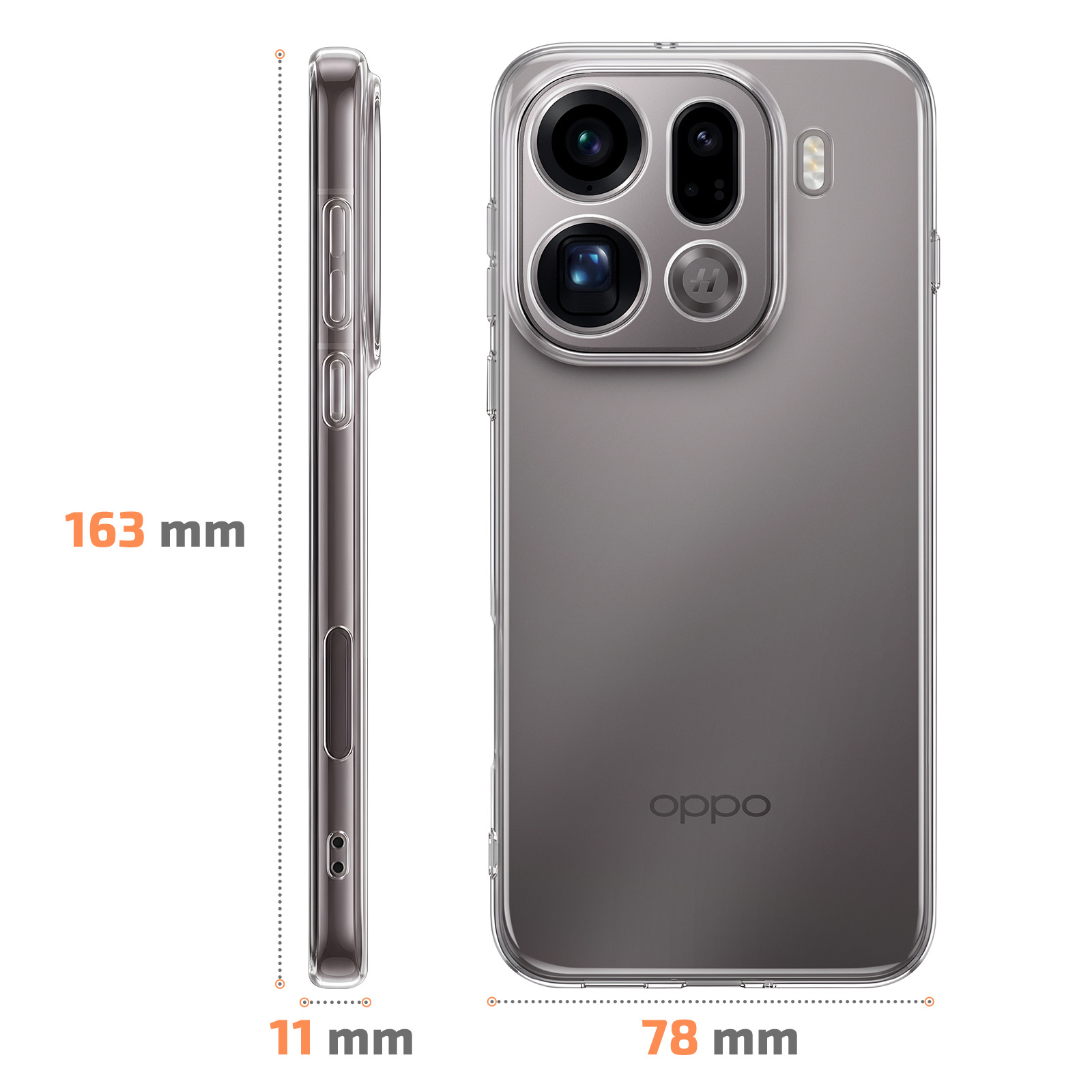Coque Oppo Find X9 Pro Transparent