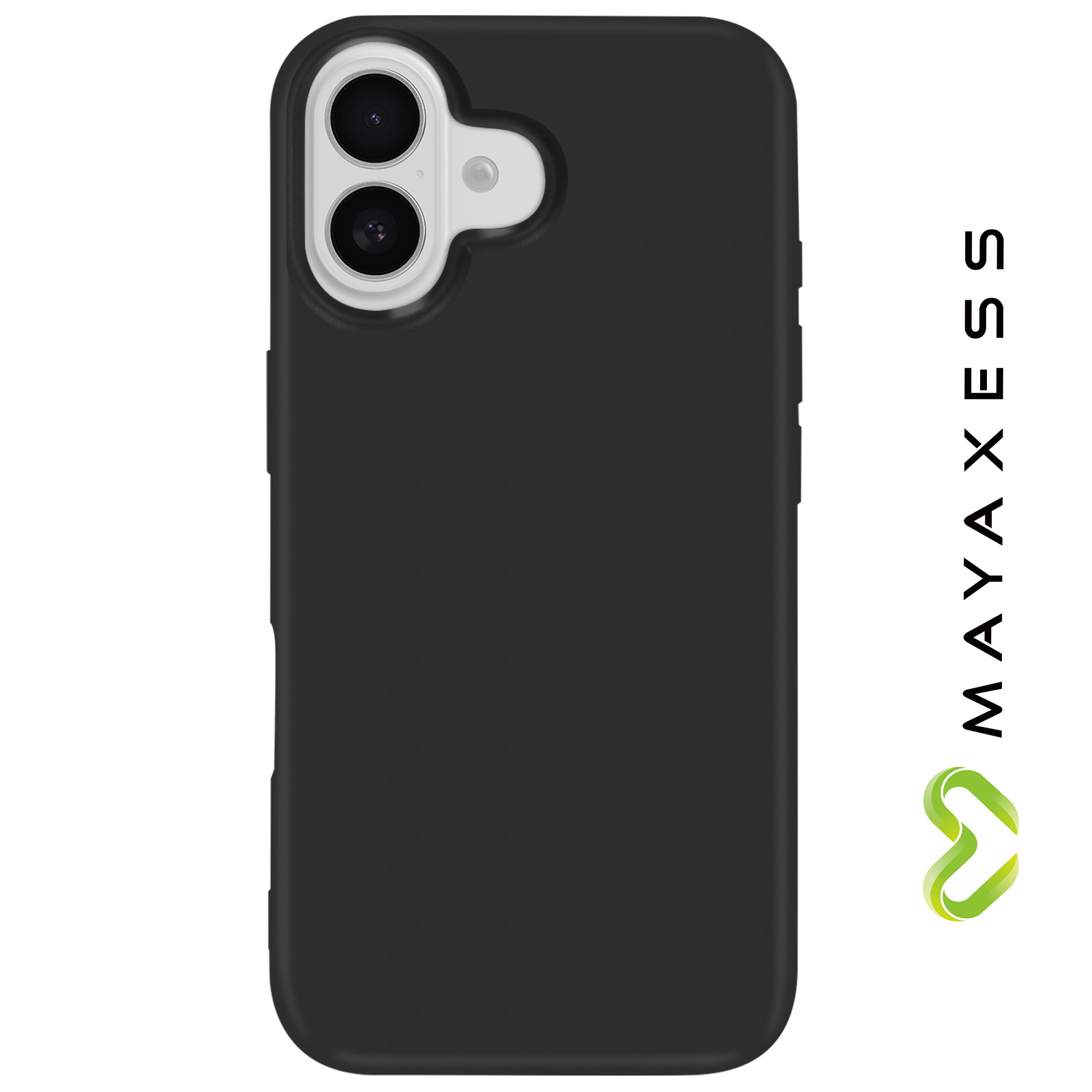 Coque Silicone iPhone 16 - Mayaxess Noir
