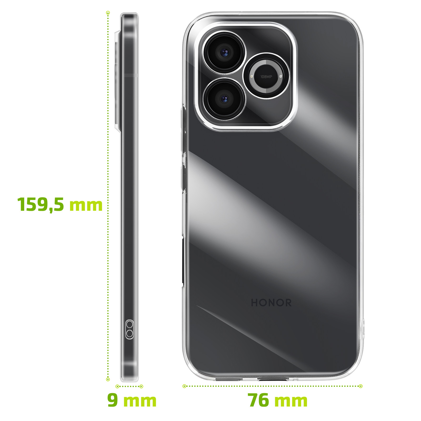 Coque Honor 600 Lite Transparent
