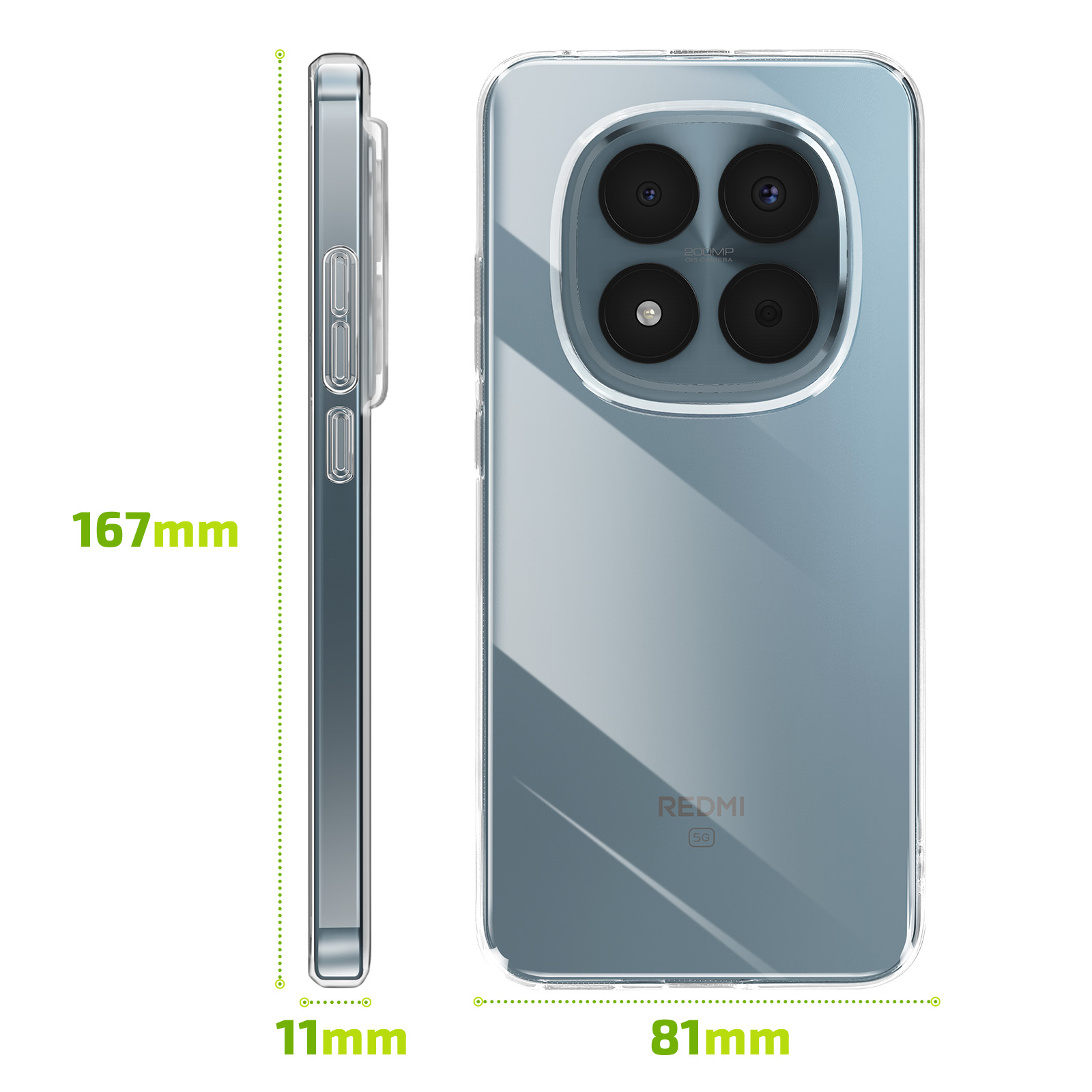Coque Redmi Note 15 Pro Transparent