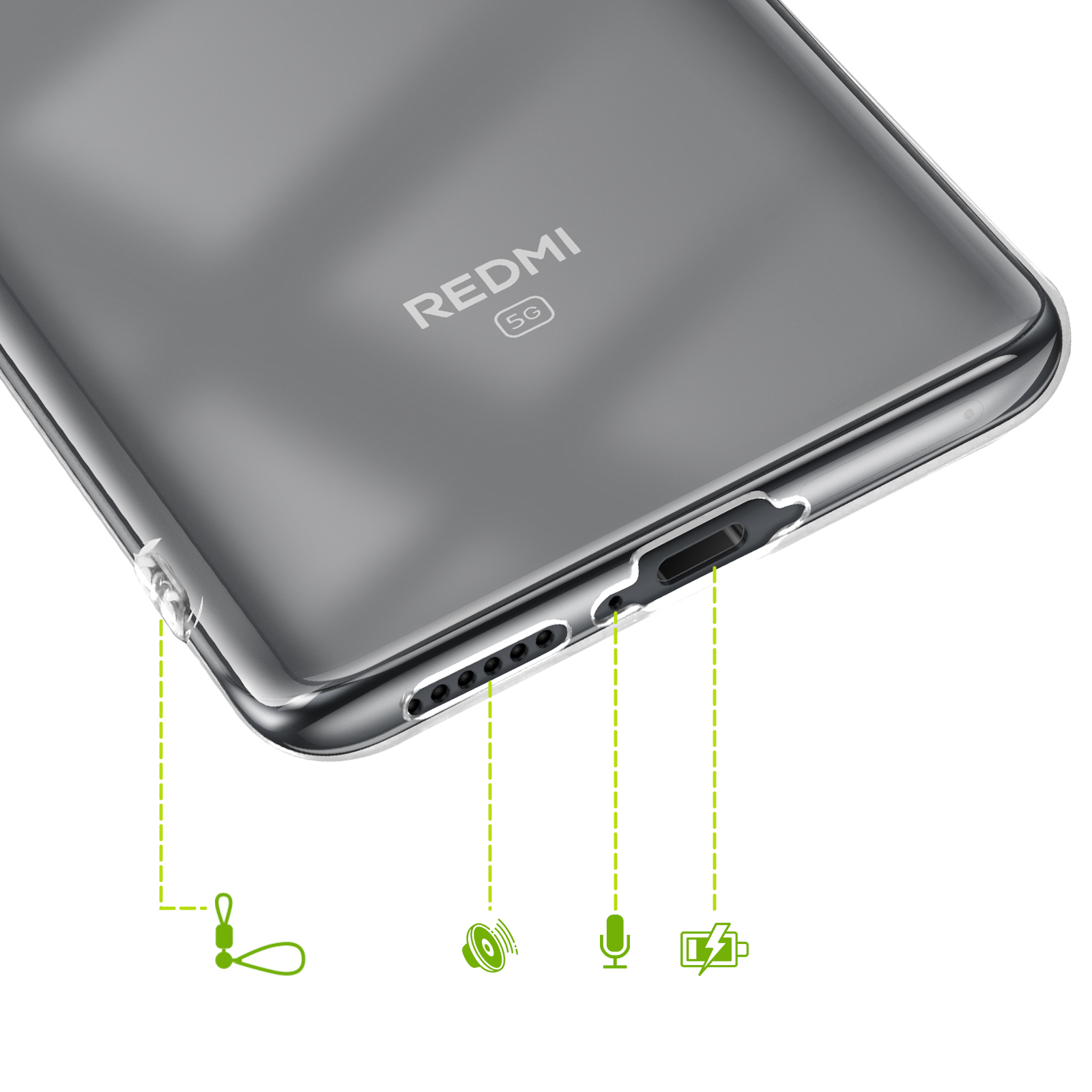 Coque Redmi Note 15 5G Transparent