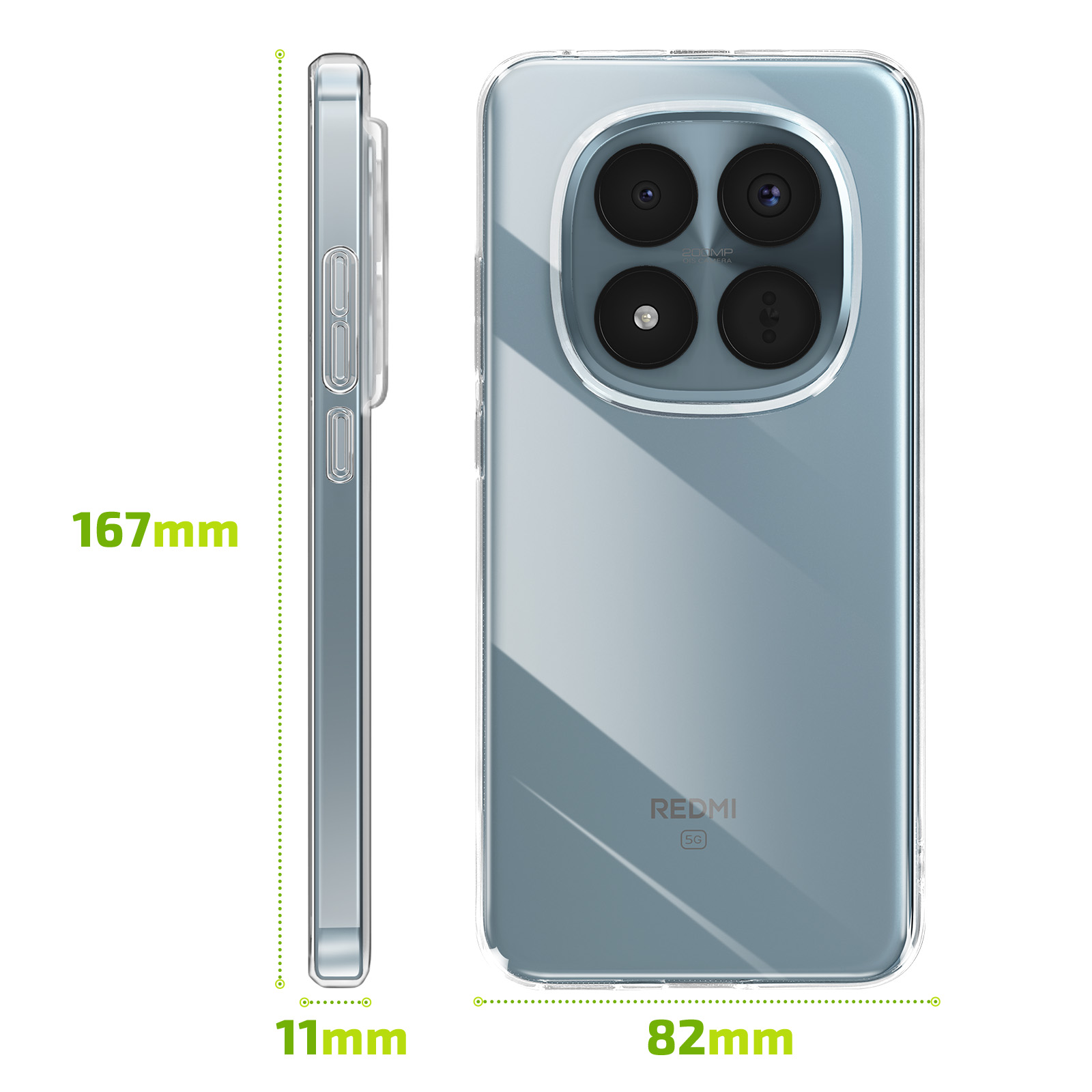 Coque Redmi Note 15 Pro Transparent
