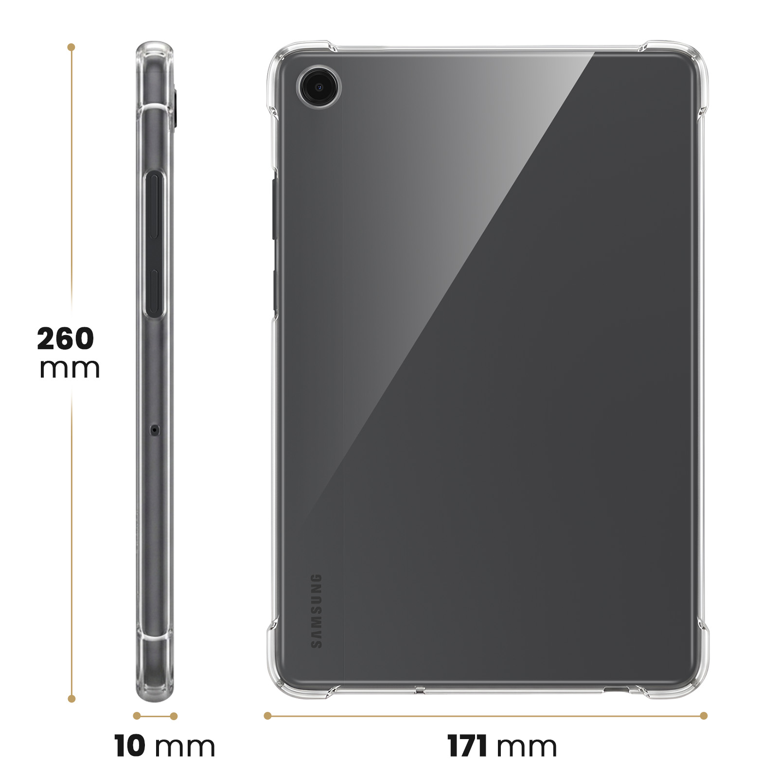 Coque Samsung Galaxy Tab A11 Plus Transparent