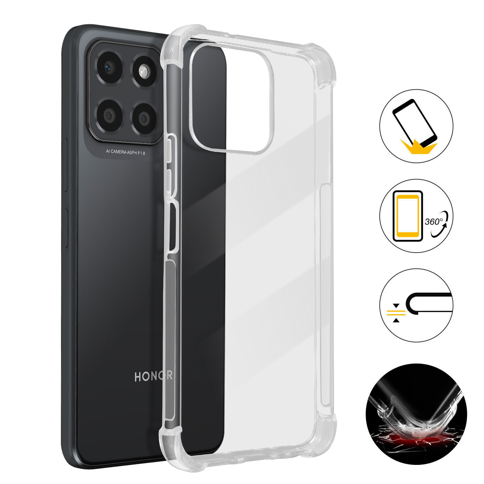 Coque Honor 70 Lite, X8 5G