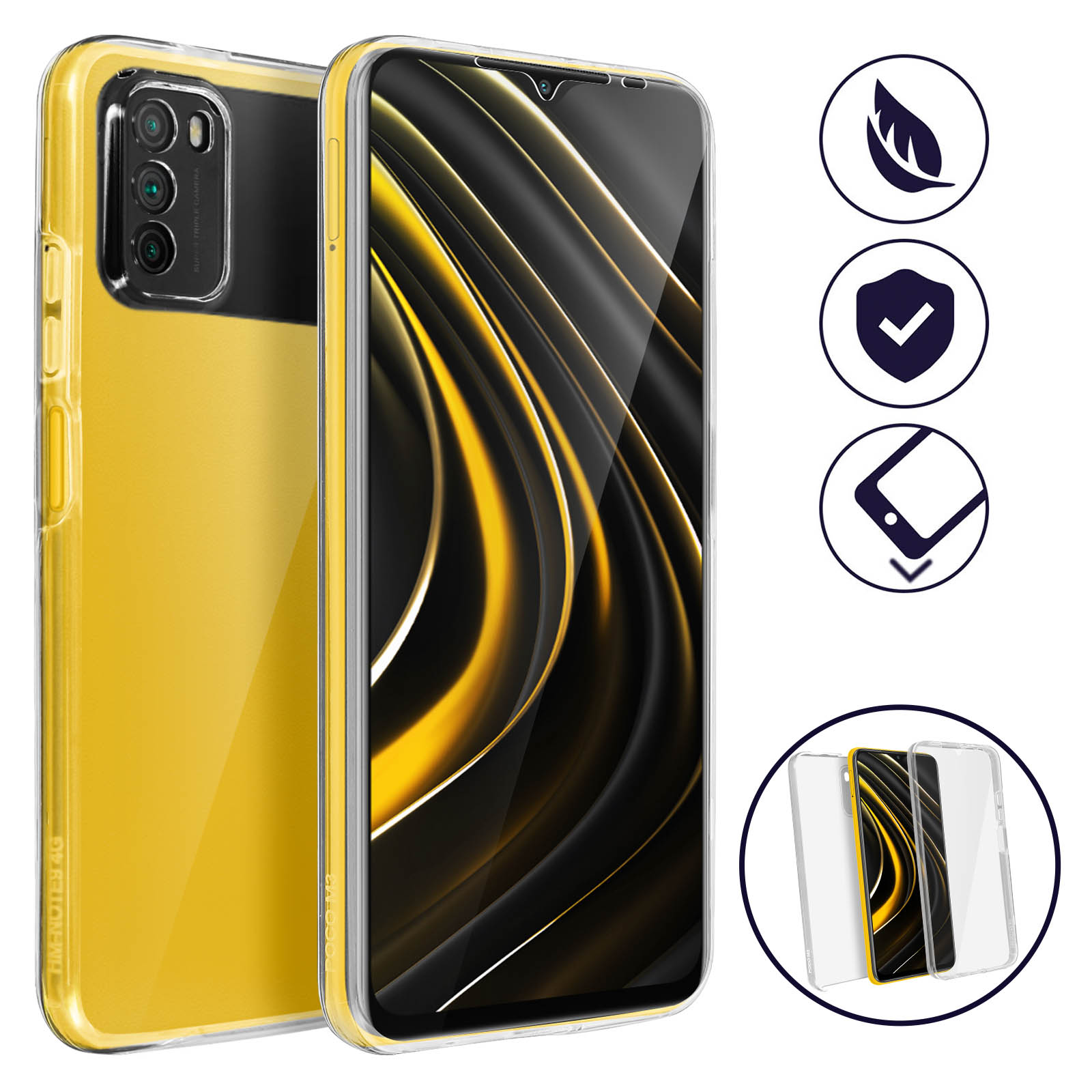 Coque Poco M3 Integrale 360°