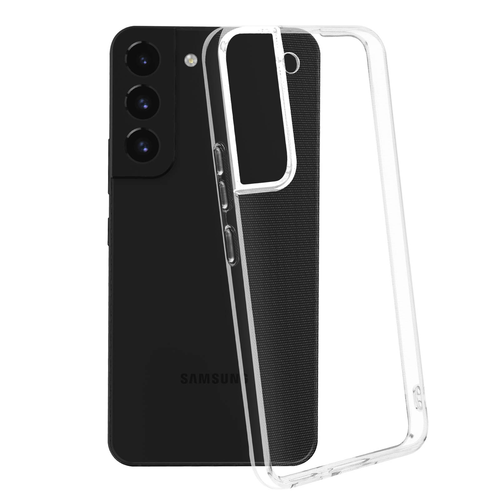 Coque Silicone Samsung Galaxy S22 Souple Anti-traces - Transparent
