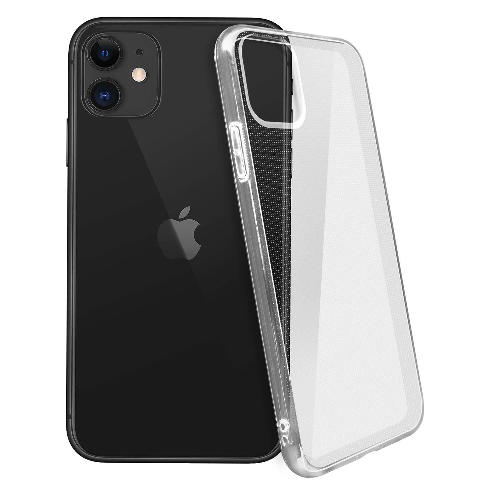 Coque de protection en Silicone Gel, Fine et Résistante - Transparent p. Apple