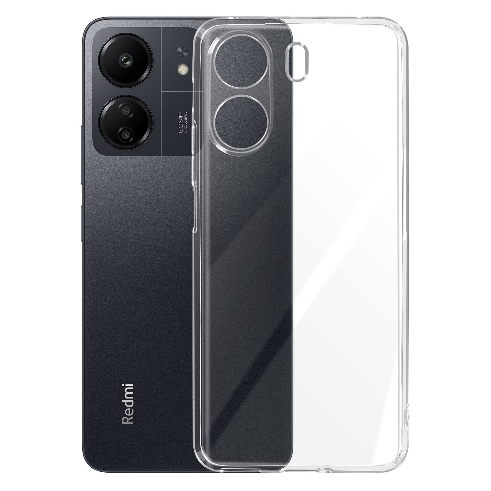 Coque Xiaomi Redmi 13C Silicone gel Souple Transparent