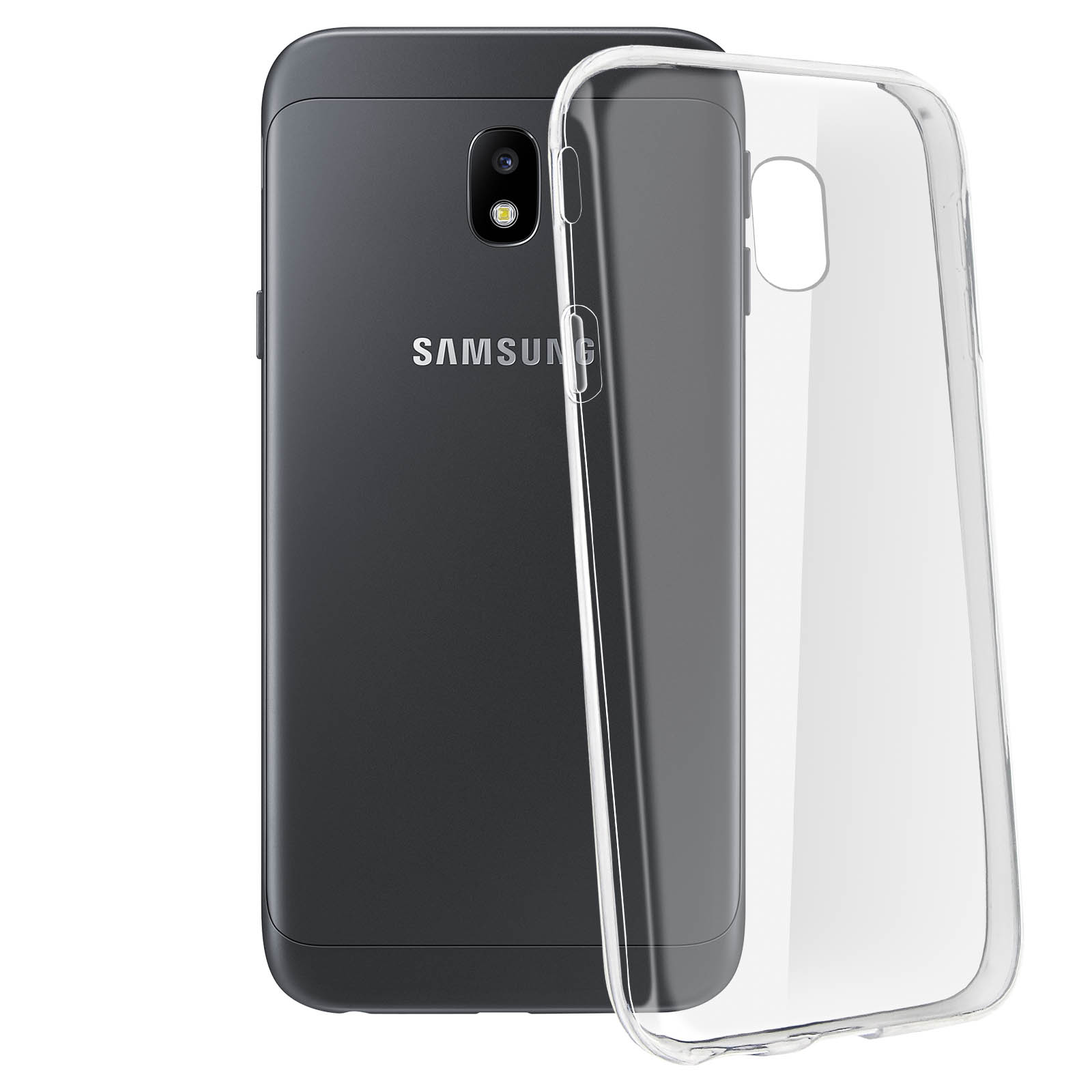 Coque Silicone gel ultra-fine transparente p. Samsung Galaxy J3 2017